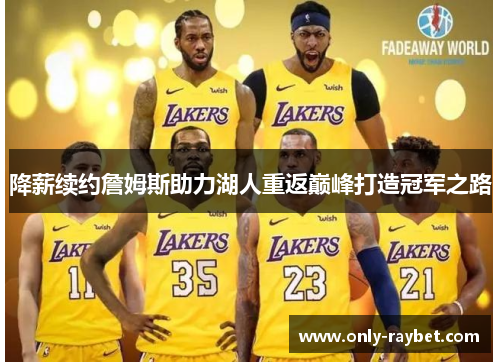 降薪续约詹姆斯助力湖人重返巅峰打造冠军之路